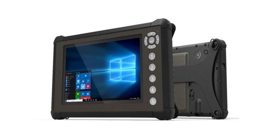 Rugged Tablet DT372 front side and back side